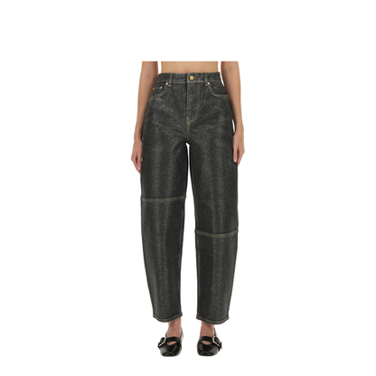 Organic Cotton Denim Jeans - Black - Image 1