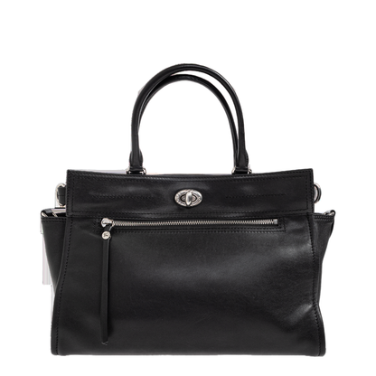 Hampstead Medium Lambskin Tote - Black - Image 1