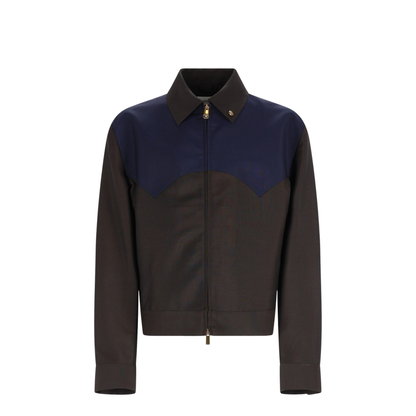 Men's Zipped Jacket Brown - Image 1