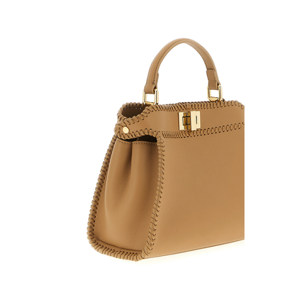 Peekaboo Mini Leather Beige - Image 3