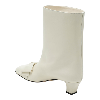 Ivory Bowow Ankle Boots - Image 2