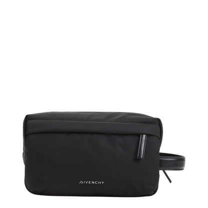 U Backpack Medium Polyamide Wash Bag - Black - Image 3