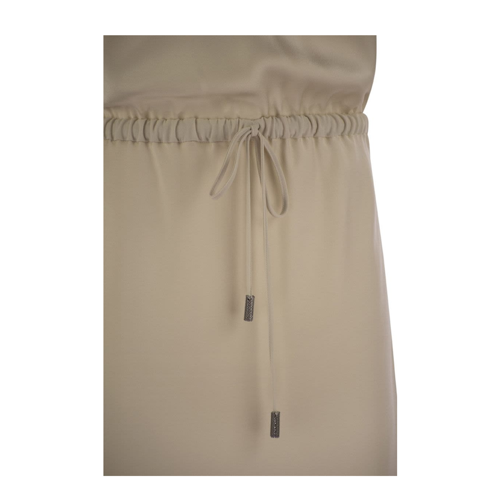 Fluid Satin Cady Twill Dress - Image 4