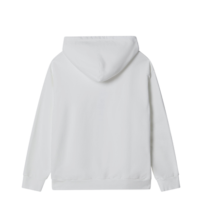 White Cotton Hoodie - Image 2