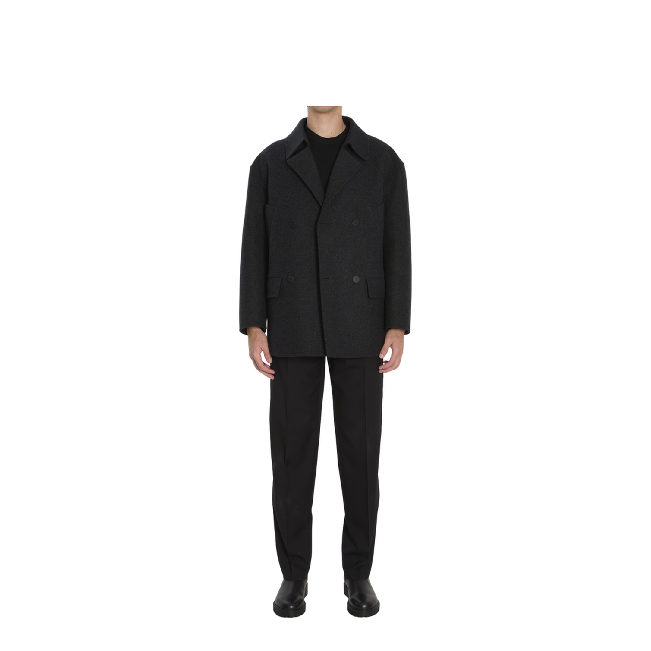 Coat Wool Black - Image 5