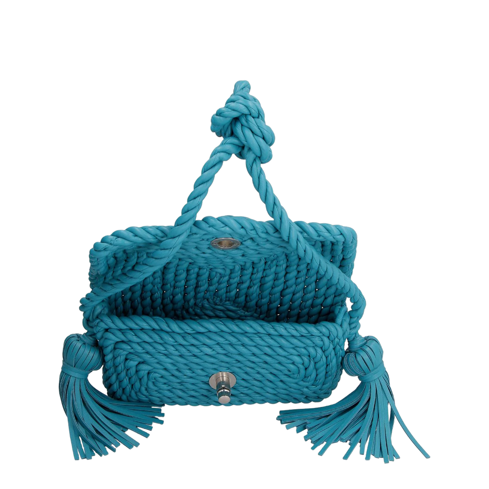 Torchon Leather Handbags - Blue - Image 5