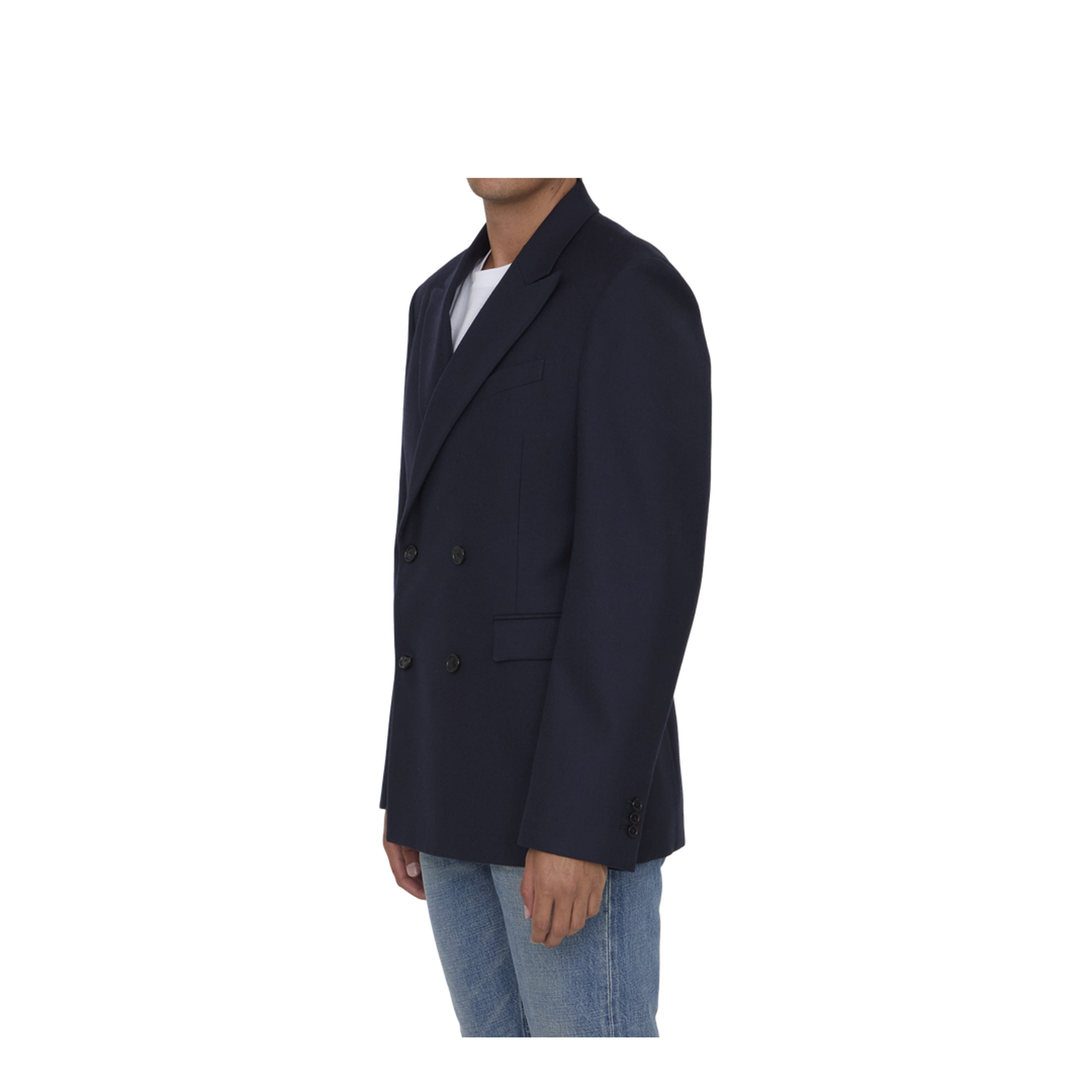 Wool Double-Breasted Jacket - Image 2