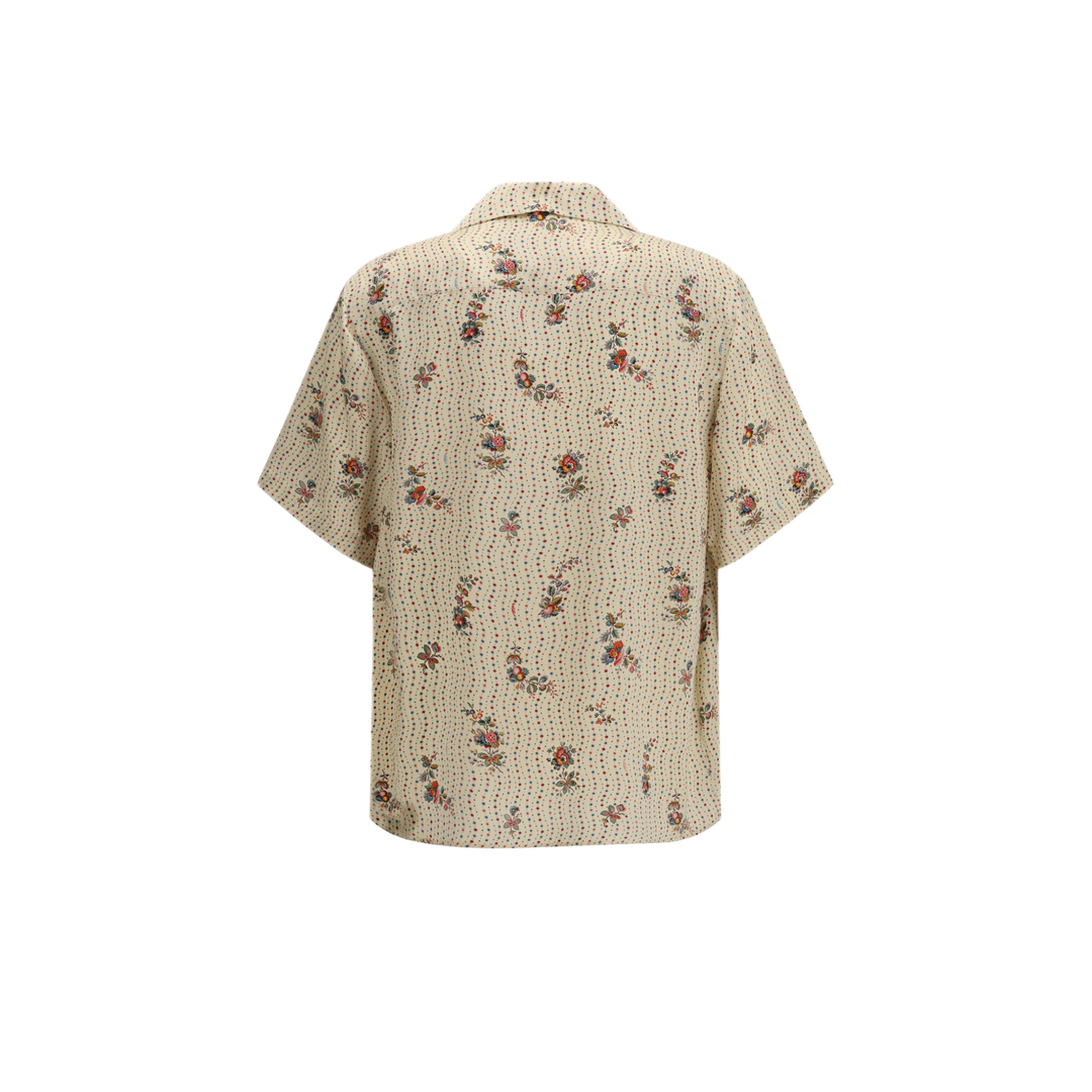 Papier Floral Print Silk Bowling Shirt - Image 2