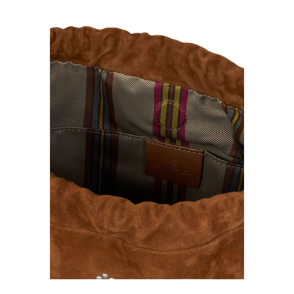 Kalispera Medium Suede Bag - Brown - Image 5