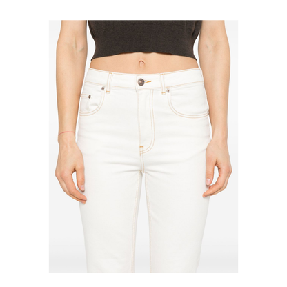 Flared Leg Denim Jeans - Image 5