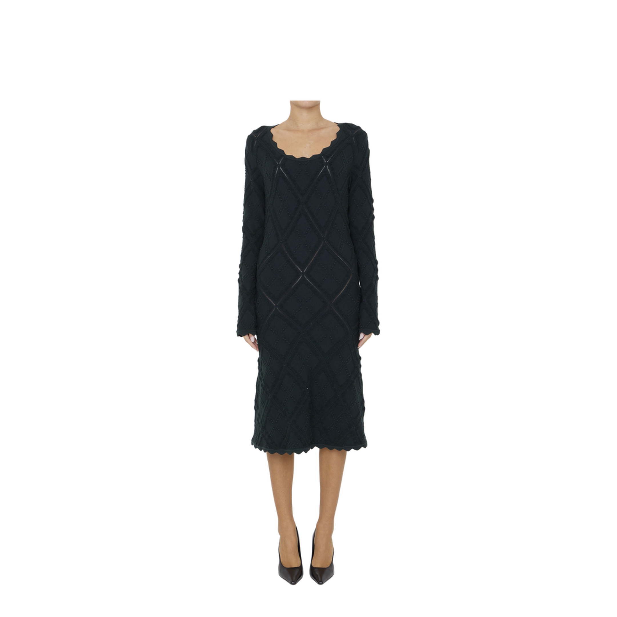 Aran Knit Dress - Image 5