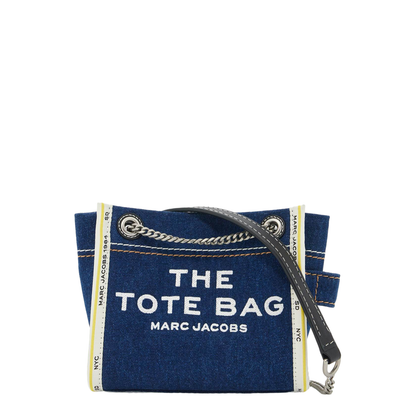 The Denim Chain Crossbody Tote Bag - Image 4