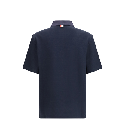 Short-Sleeve Polo With Chest Pocket - Image 2