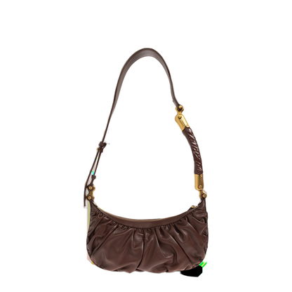 Ébène Medium Calfskin Hobo Bag - Dark Brown - Image 3