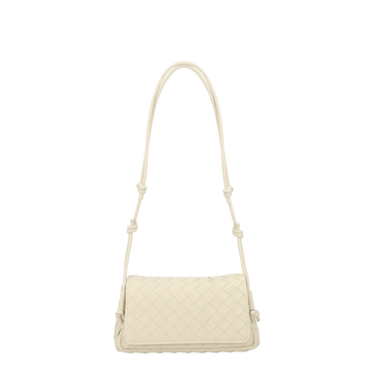 Notturno Intrecciato Nappa Crossbody - Sea Salt - Image 1