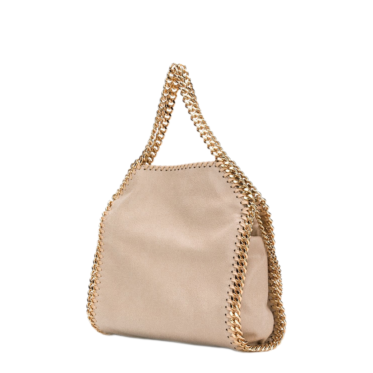 Falabella Mini Matte Vegan Shaggy Deer Tote Bag - Clotted Cream - Image 2