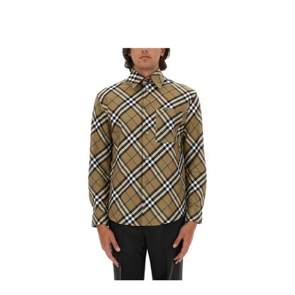 Shirt with Check Pattern - Image 1