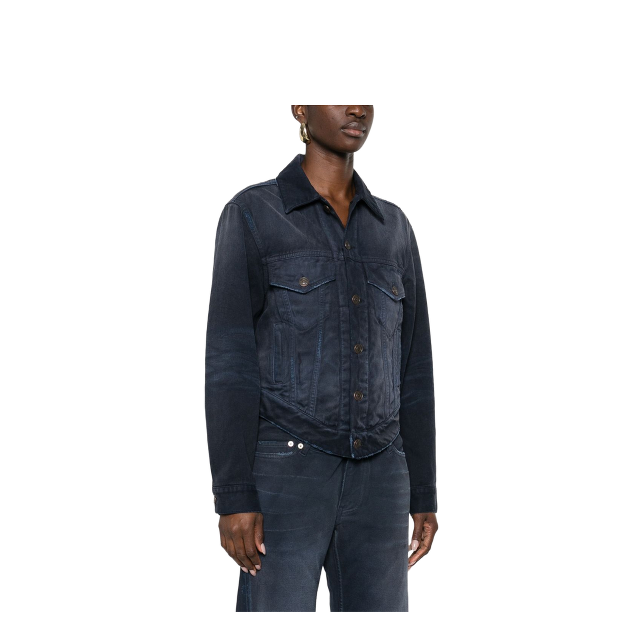 Denim Jacket with Pockets - Image 5