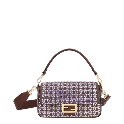 Baguette Medium Calfskin Shoulder Bag - Mahogany - Image 1