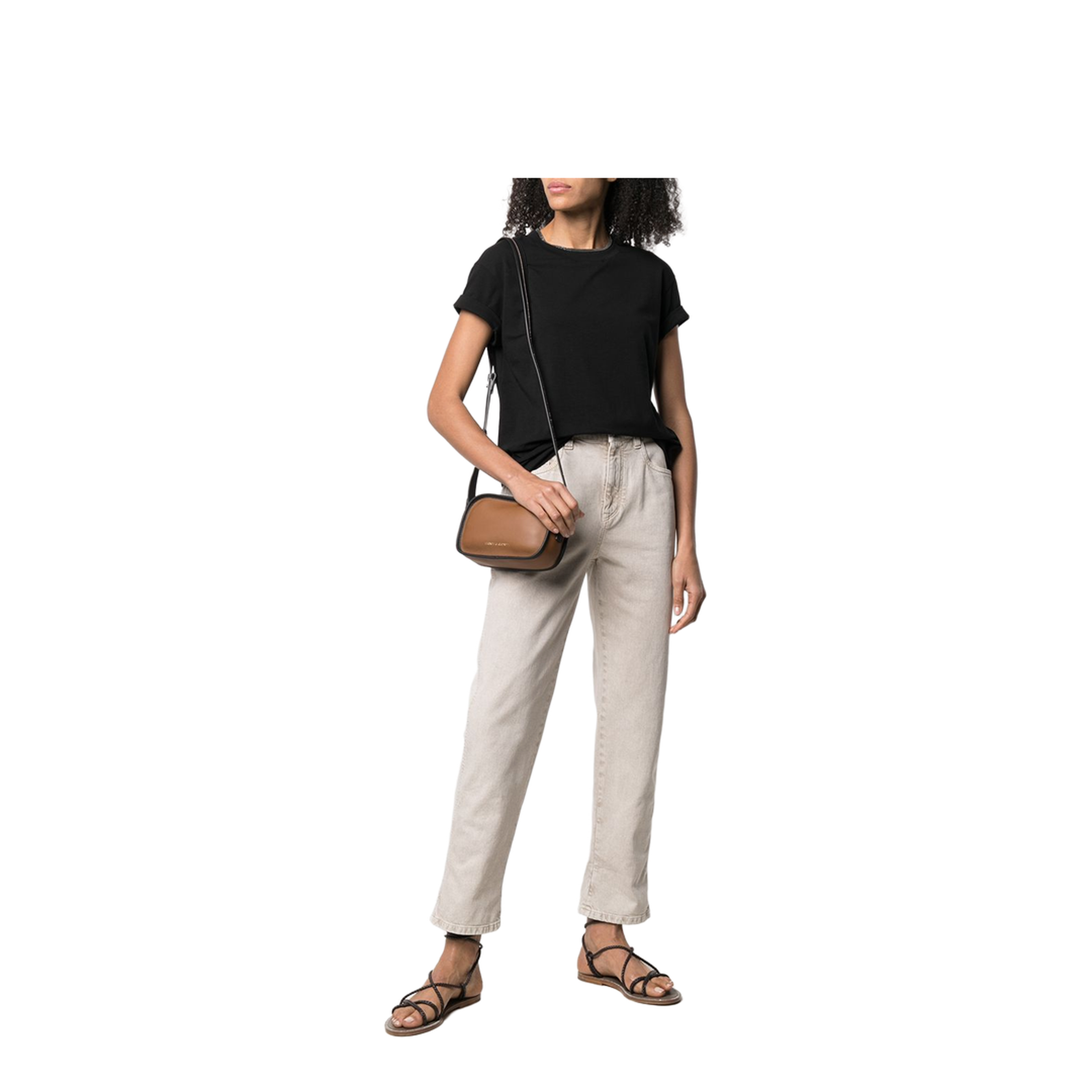 Monili-Detailed Cotton T-Shirt - Image 2
