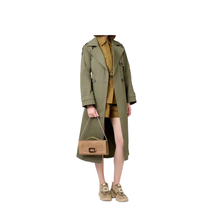 Suede Leather Clutch Bag - Image 4