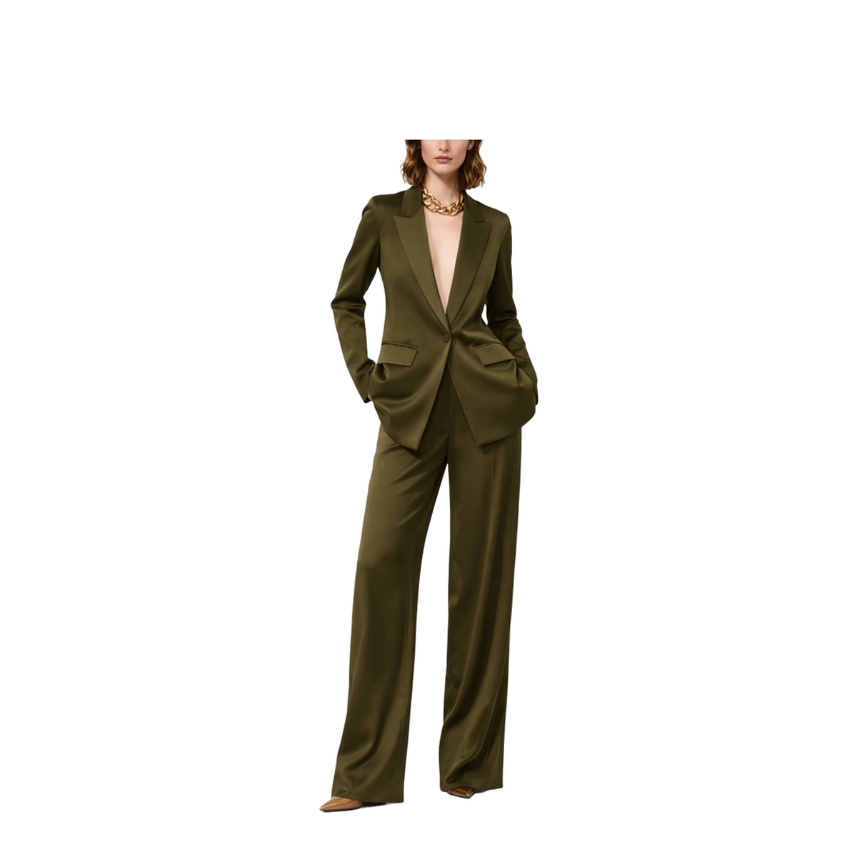 Envers Satin Tailored Pants - Image 2
