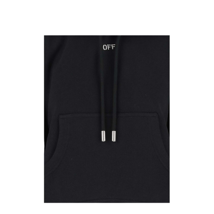 Stamp Round Over Hoodie Black - Image 3