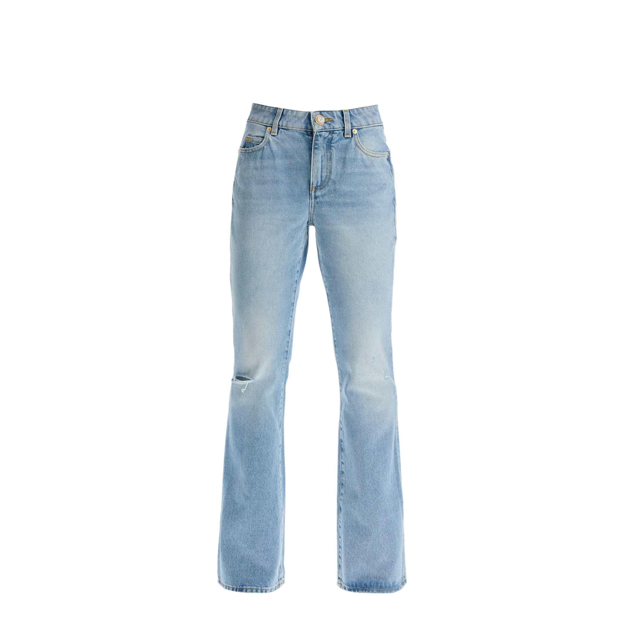 Light Blue Cotton Jeans - Image 1