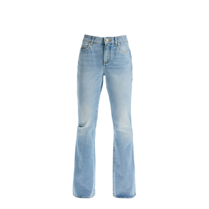 Light Blue Cotton Jeans - Image 1