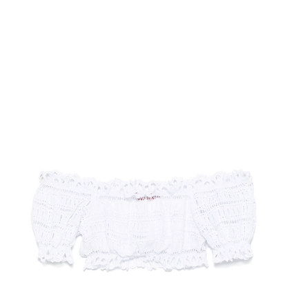 Off-shoulder Lace-detail Top - Image 1