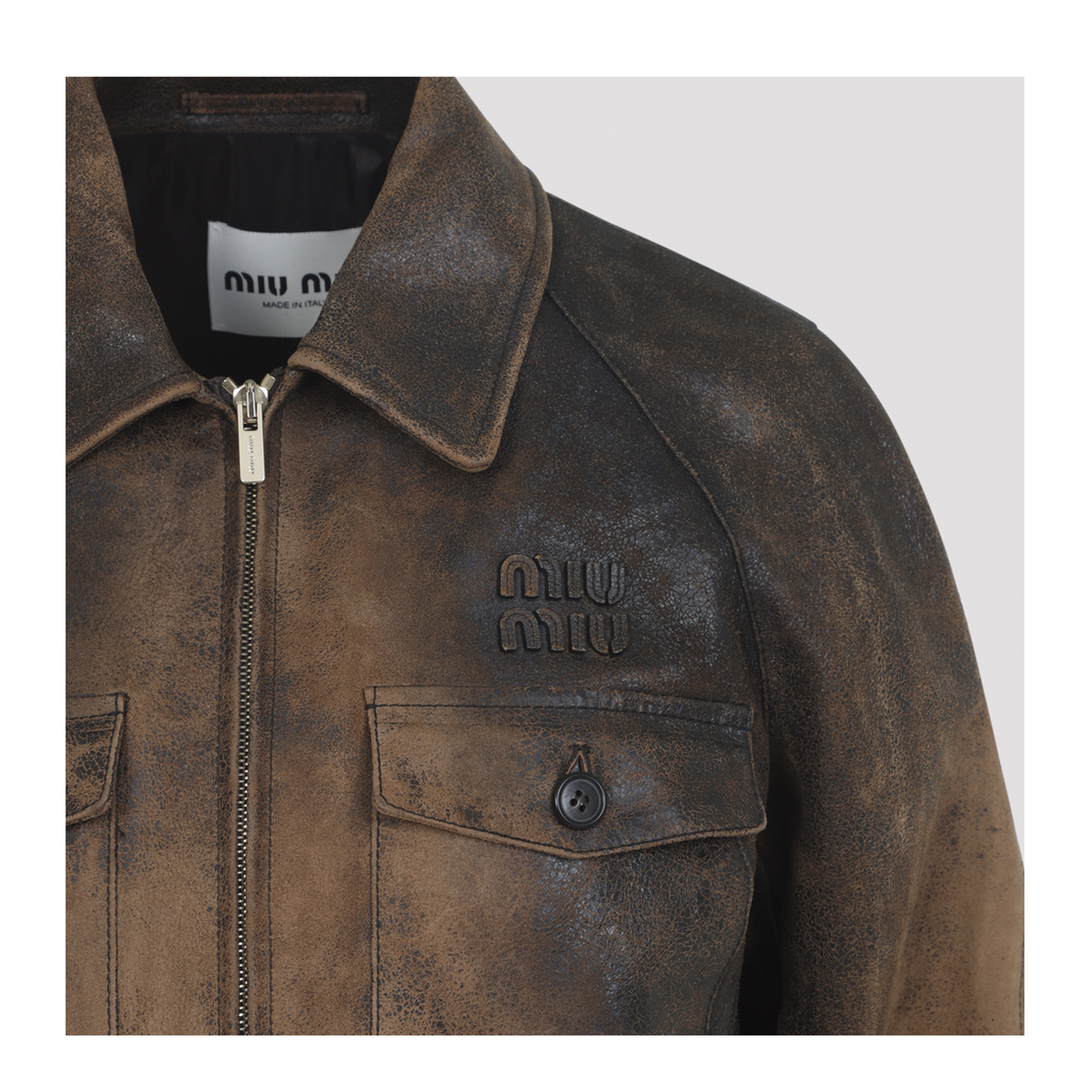 Lamb Leather Jacket - Image 6