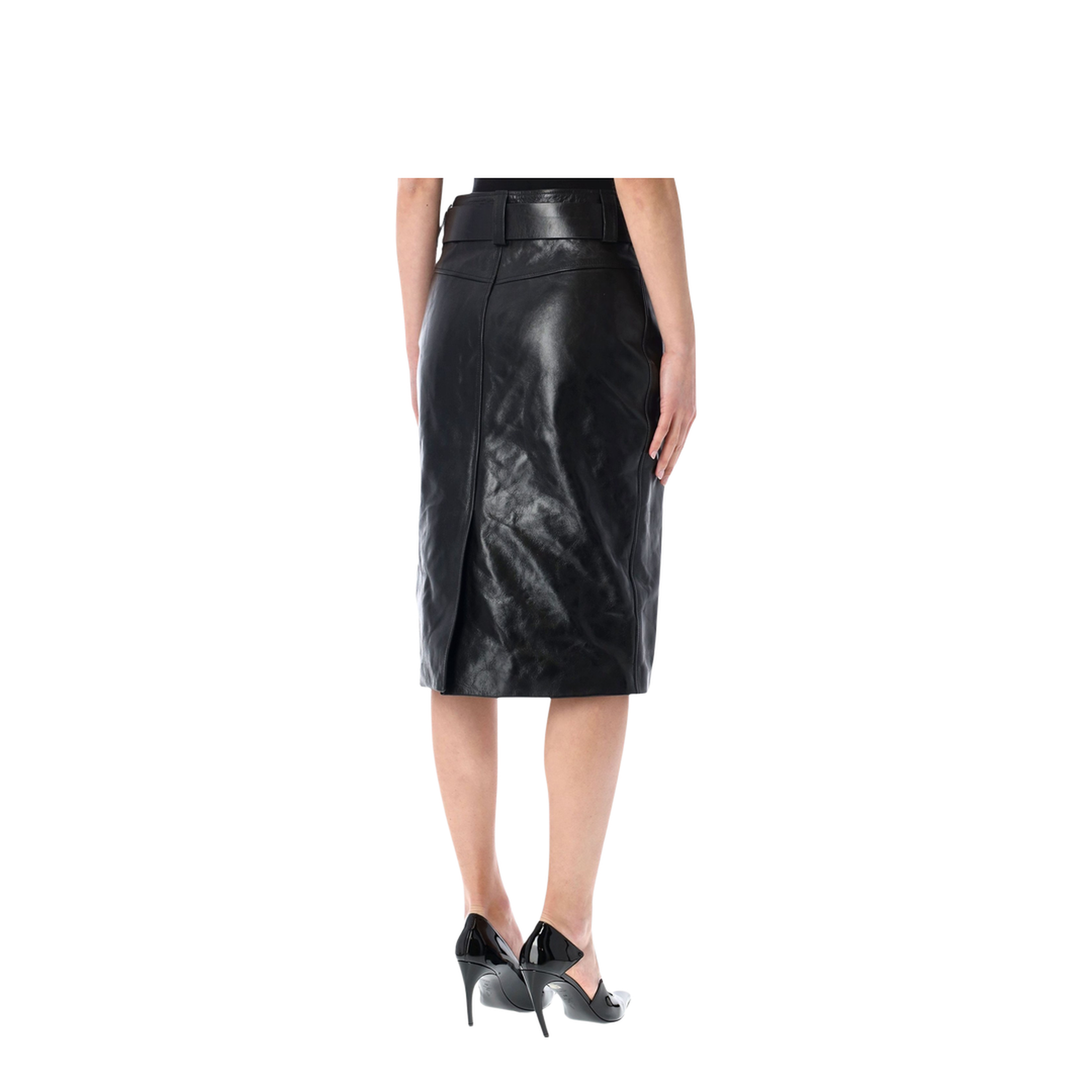 Pencil Skirt With Belt - Image 2