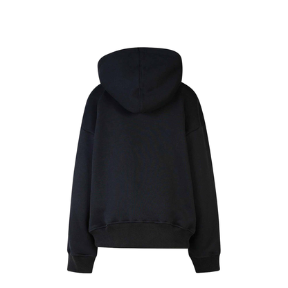 Stamp Round Over Hoodie Black - Image 5