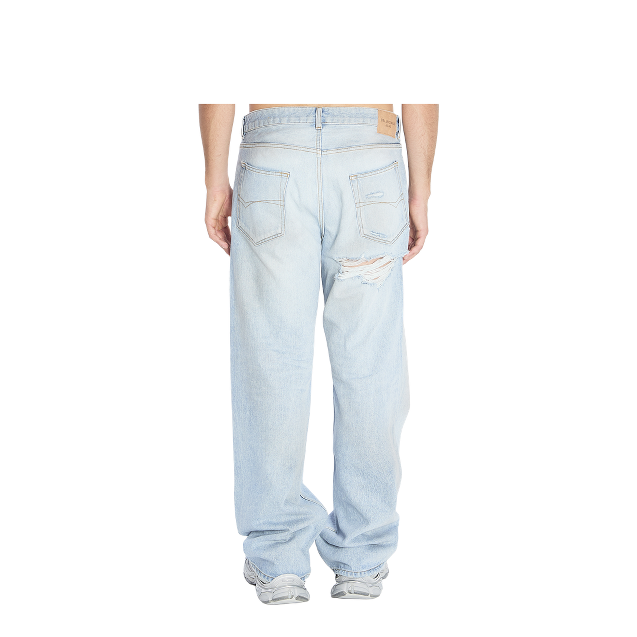 Distressed Relaxed Jeans - Image 4