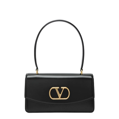Garavani Handbag in Shiny Black Calfskin - Image 1