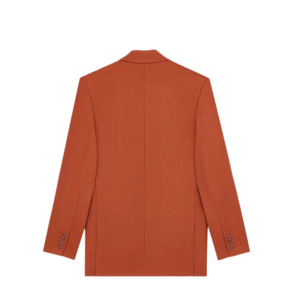 Double-Breasted Jacket in Wool Gabardine - Image 2