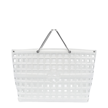 White Ella Shopping Bag - Image 1