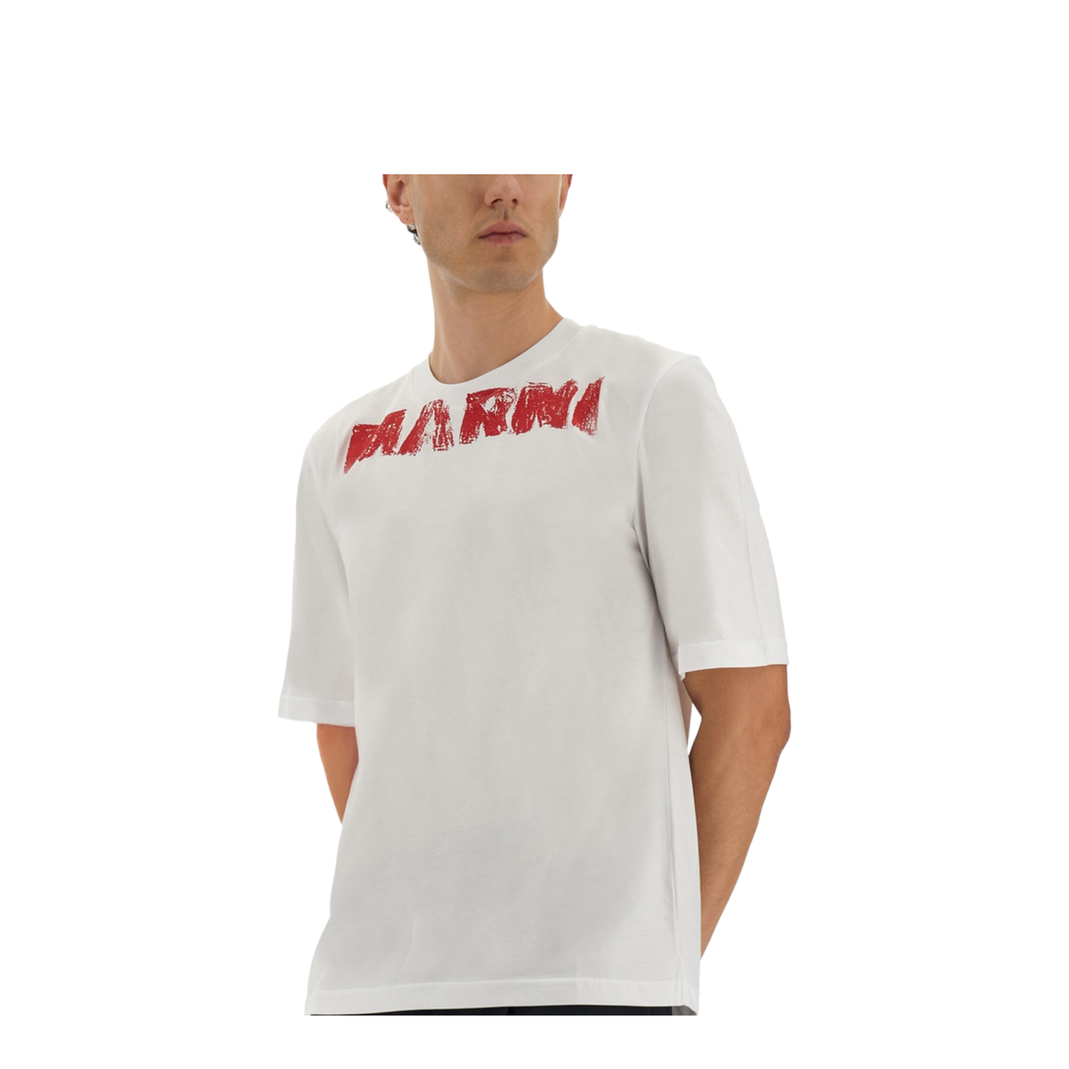 Cotton T-Shirt with Maxi Print - Image 4