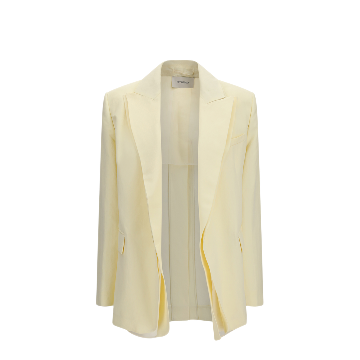 Double Collar Blazer In Viscose Blend - Image 1