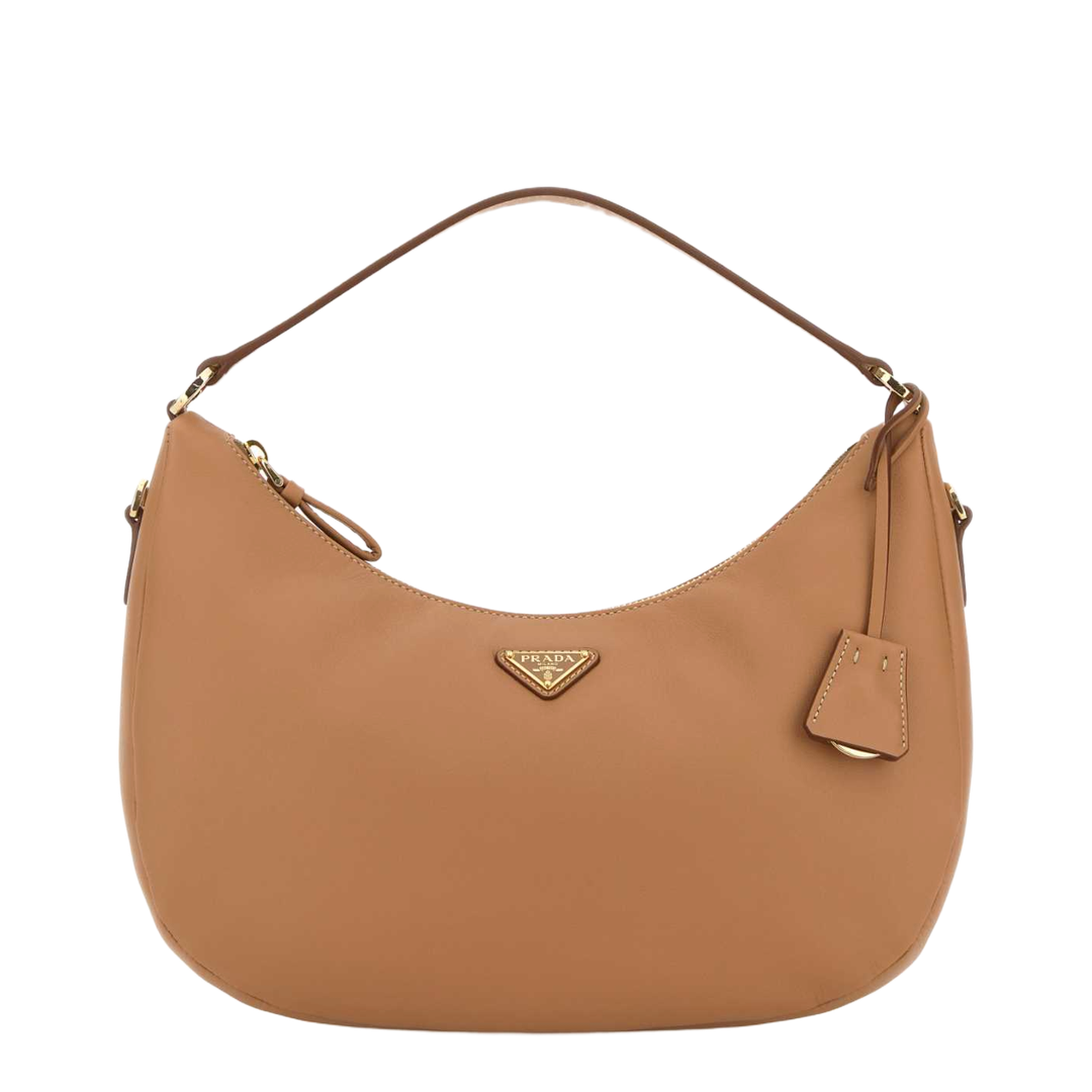 Medium Calf Leather Handbag - Naturale - Image 1