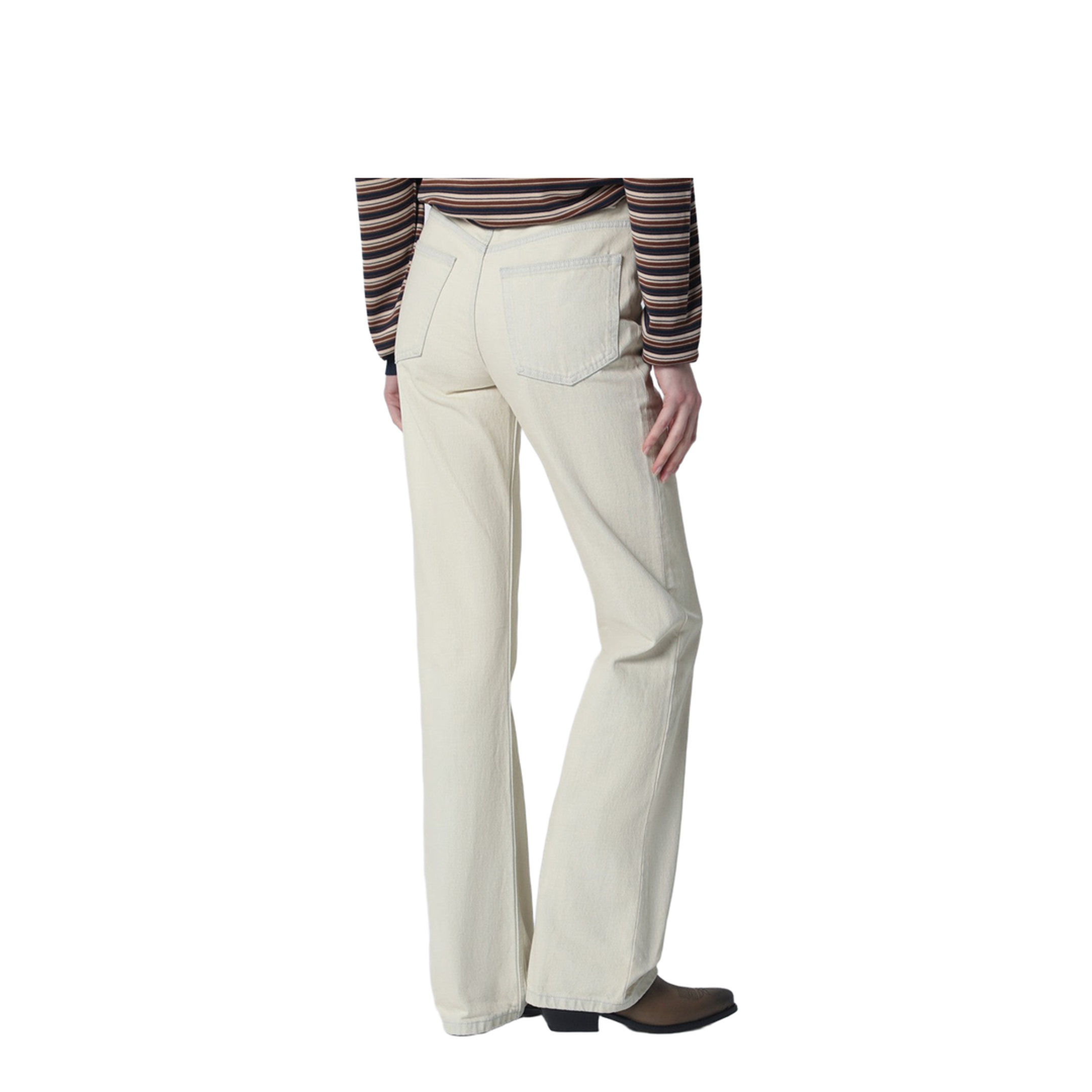 White Jeans with Faded Effect - Image 2