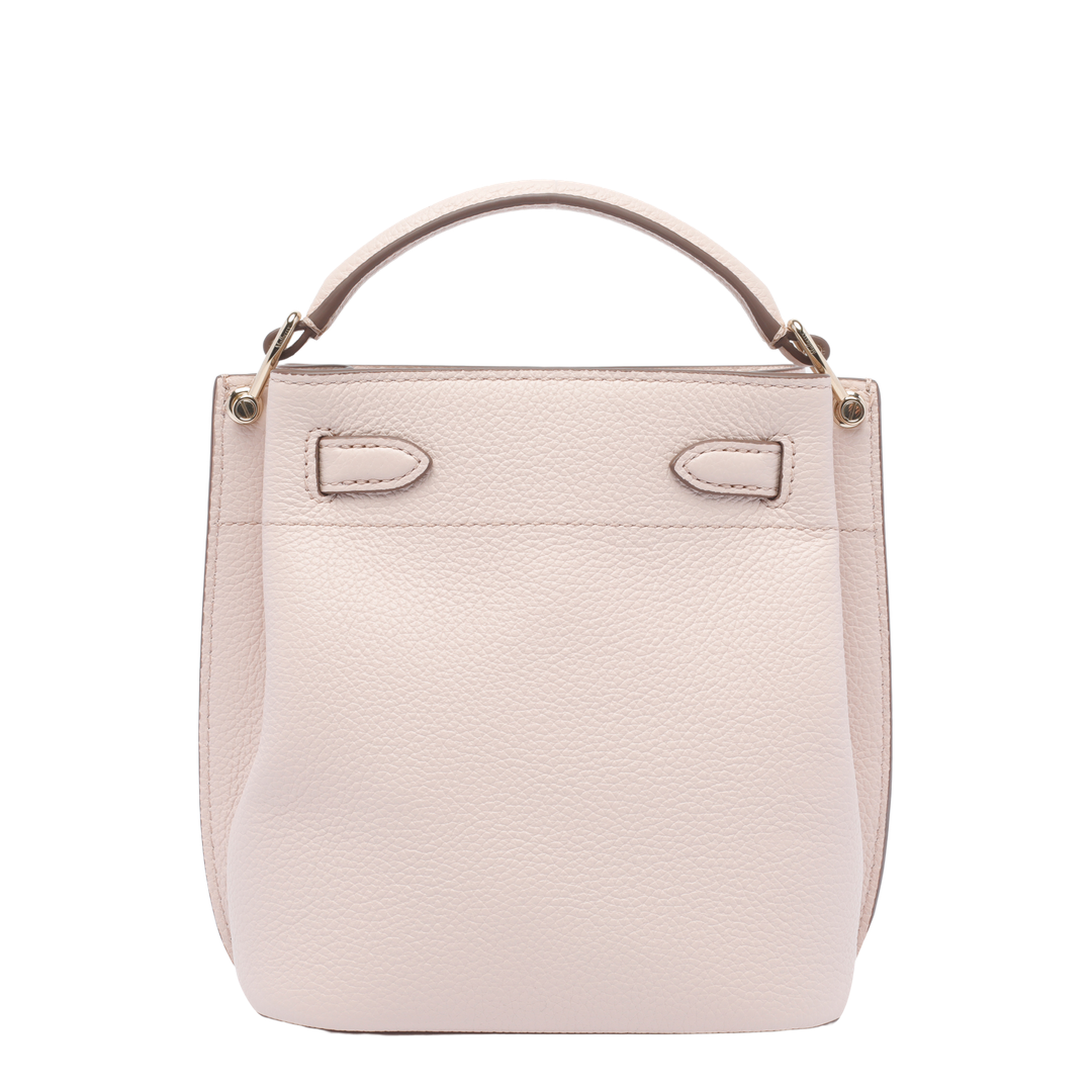 Leather Bucket Bag with Logo - Image 3