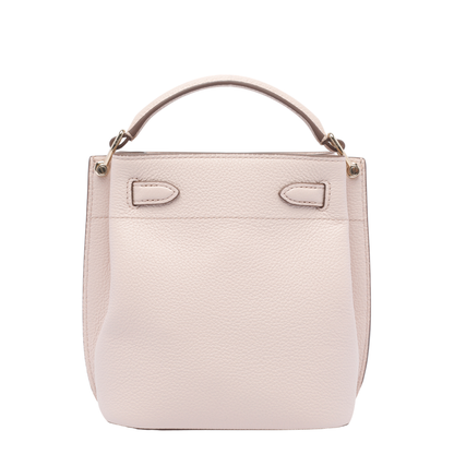 Leather Bucket Bag with Logo - Image 3