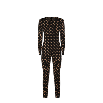 Moon Printed Catsuit - Black - Image 2