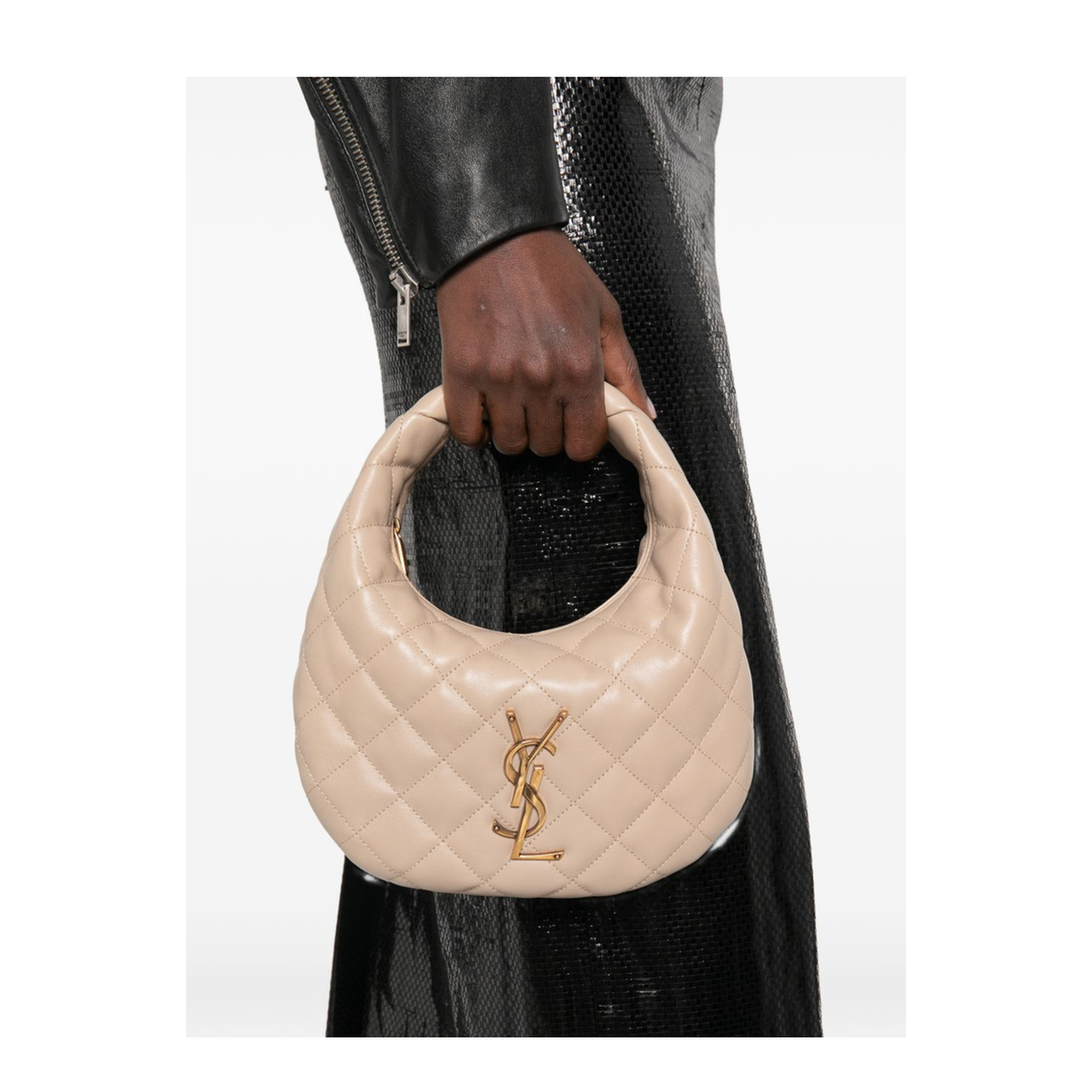 ICARINO in quilted nappa in Beige - Image 4