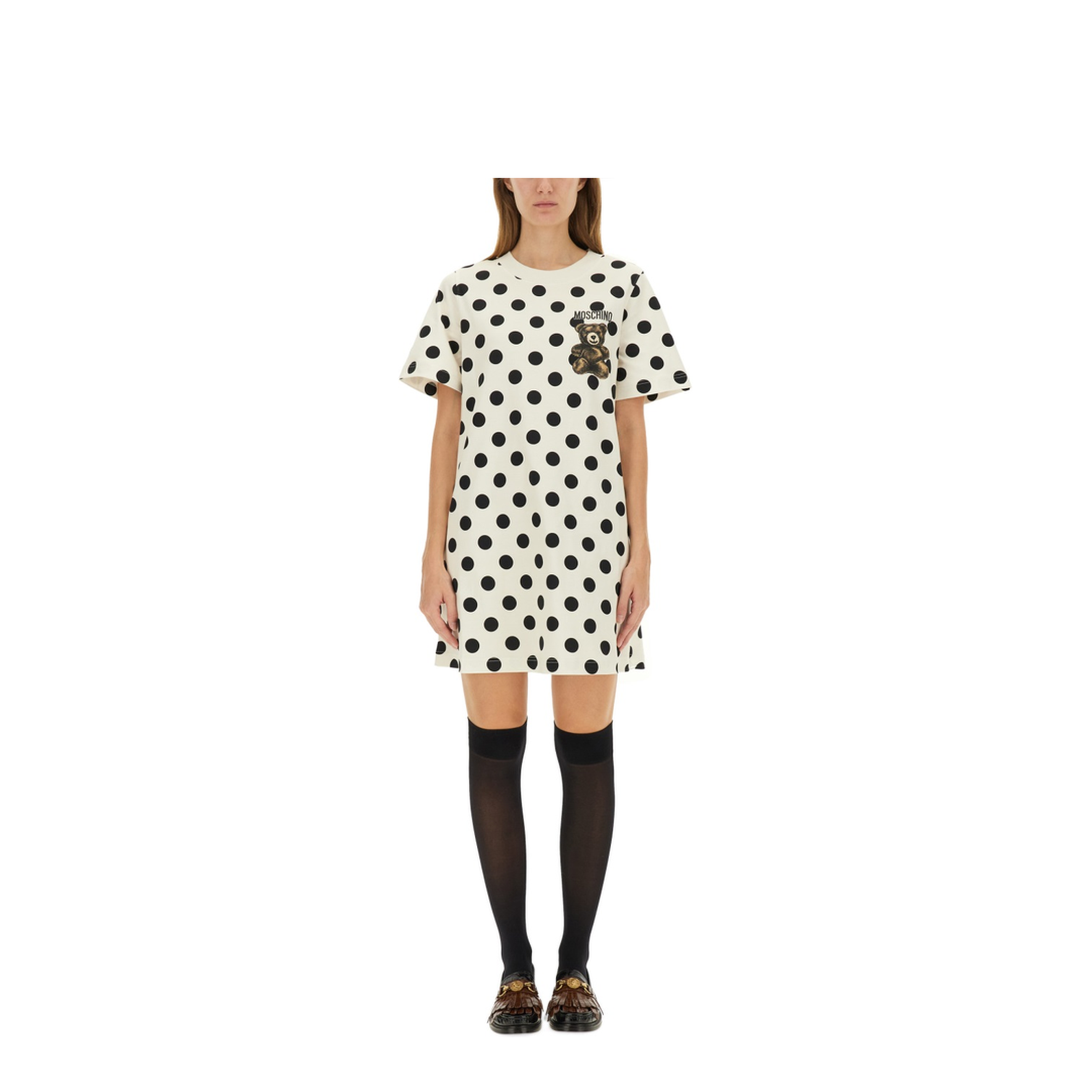 Teddy Polka Dots Dress - Image 1