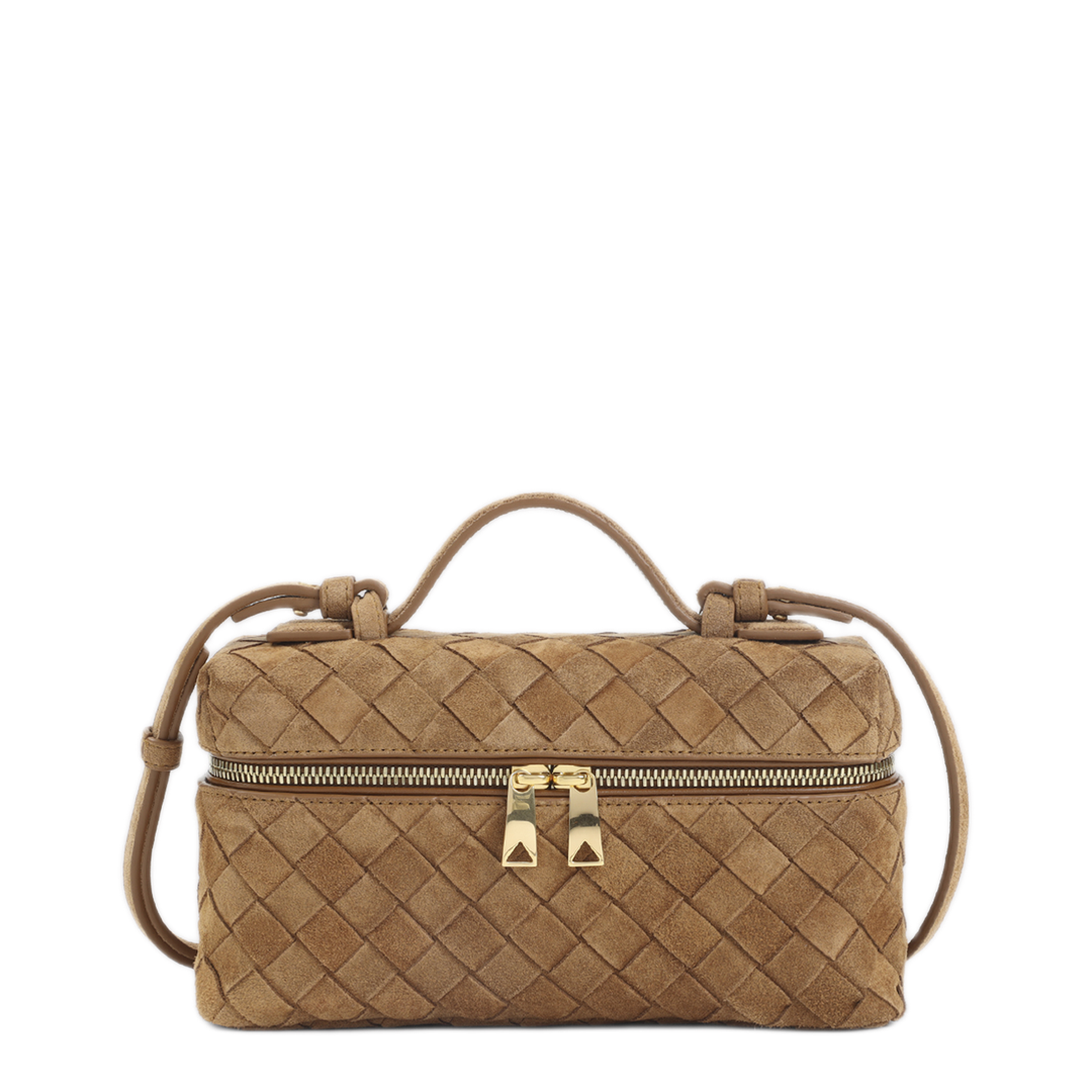 Suede Vanity Case Bag - Image 3