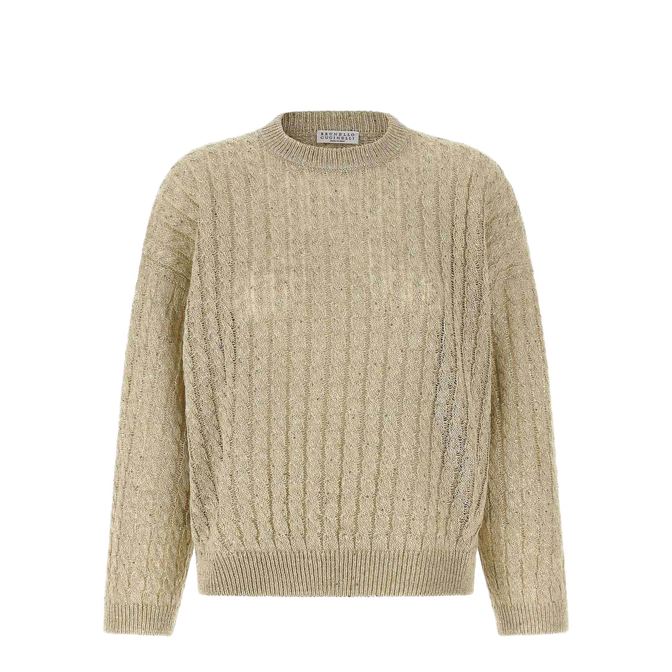 Women's Knitted Sweater Beige - Image 5