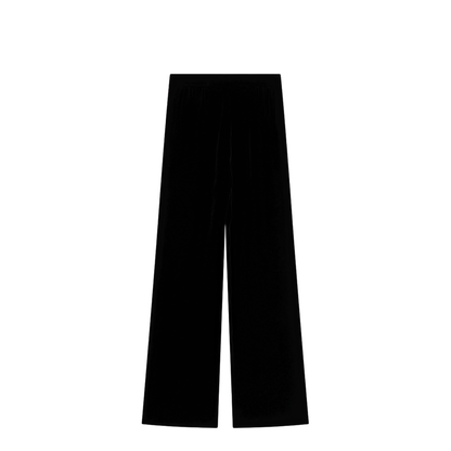Black Viscose-Blend Trousers - Image 2