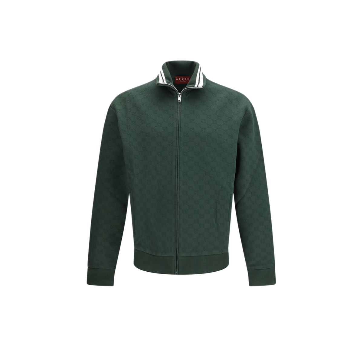 Gg Technical Jersey Zip Jacket - Image 1
